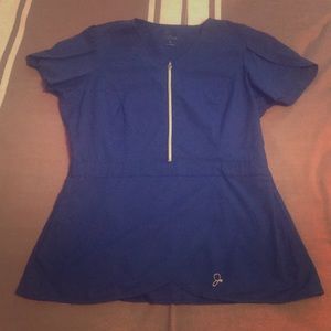 Jaanuu Women’s navy scrub top